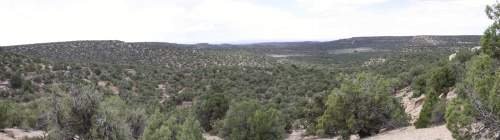 The View Down Hovenweep Canyon