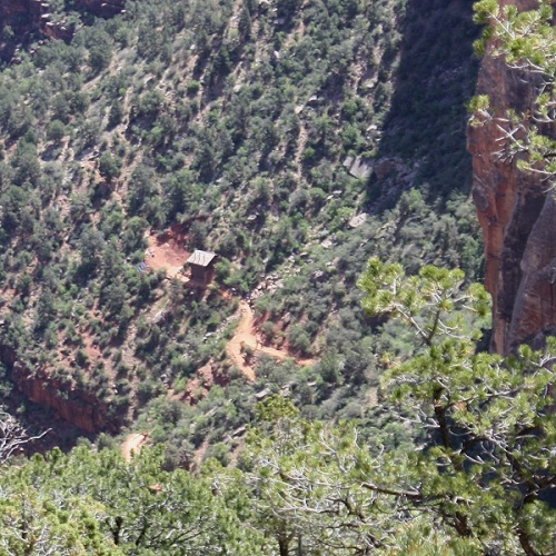 1½-mile Resthouse From Above